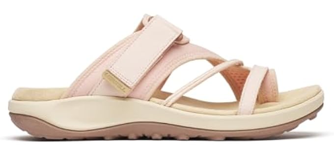 Merrell Women's Terran 4 Post Sandal, Tan Rose, 11