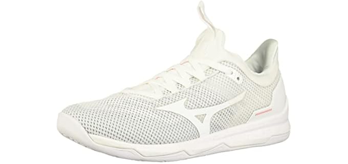 Mizuno Womens Tc-11 Cross Trainer, White, 9.5 US
