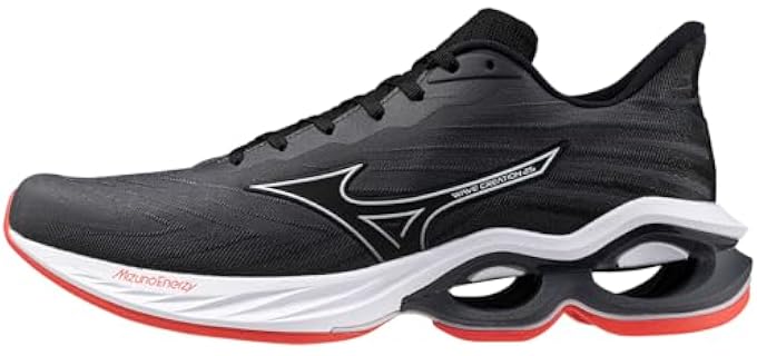 Mizuno Men's Wave Creation 25 SSW Running Shoe | Neutral Running Shoe | Ebony/White | US 13
