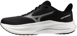 Mizuno Men's Wave Inspire 22 Running Shoes, Black-Ultimate Grey US Mens 9.5