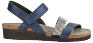 NAOT Women Krista Backstrap Sandal Polar Sea Lthr/Dark Blue w/Nikel Rivets 10-10.5 M US