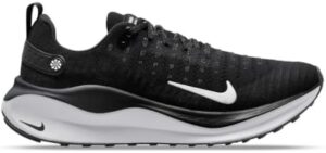 NIKE React Infinity Run Flyknit 4 Men's Trainers, Black White Dark Grey, 10 US