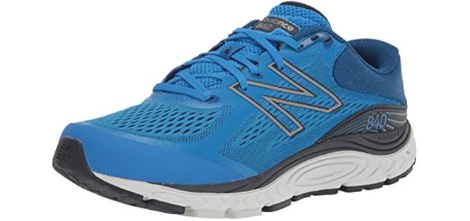 New Balance Men's 840 V5 Running Shoe, Serene Blue/Blue Groove/Eclipse, 15 Medium US