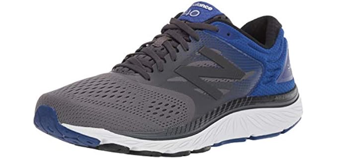 New Balance Men's 940 V4 Running Shoe, Magnet/Marine Blue, 10.5 M US