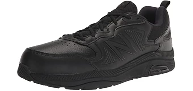 New Balance Men's 857 V3 Casual Comfort Cross Trainer, Black/Black, 12.5 Narrow US