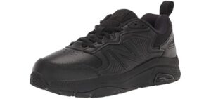 New Balance womens 857 V3 Casual Comfort Cross Trainer, Black/Black, 9.5 US