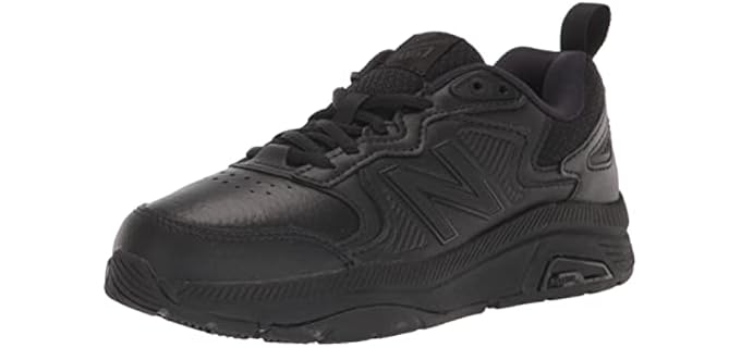 New Balance womens 857 V3 Casual Comfort Cross Trainer, Black/Black, 9.5 US