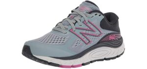 New Balance Women's 840 V5 Running Shoe, Cyclone/Eclipse/Magenta Pop, 5 Medium US