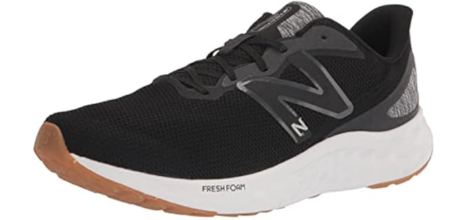 New Balance Men's Fresh Foam Arishi V4 Running Shoe Black/Silver Metallic