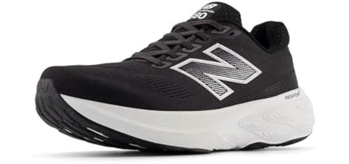 New Balance Men's Fresh Foam X 880 V15 Running Shoe, Black/White/Reflection, 11 M