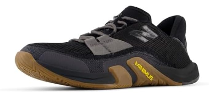 New Balance Men's Minimus TR v2 Cross Trainer, Black/Magnet/White, 7.5 M