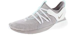 Nike Womens Flex Contact 3 Trainers Flexible Running Shoes Gray 6 Medium (B,M)