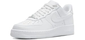 Nike Men's Air Force 1 '07 Basketball Shoe, White/Black, 9