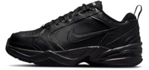 Nike Men's Air Monarch IV Training/Workout Shoes, Black/Black, 10.5 Extra Wide