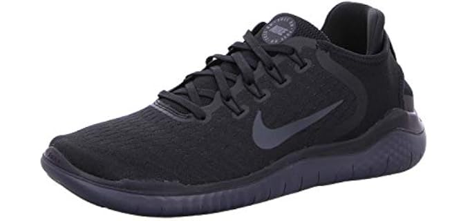 Nike Mens Free RN 2018 942836 002, Black/Anthracite, Size 8