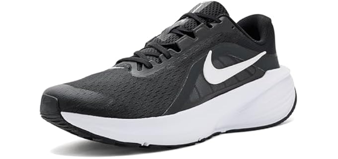 Nike Men's Downshifter 14 Road Running Shoes, Black/White-Anthracite-Wolf Grey, 10.5