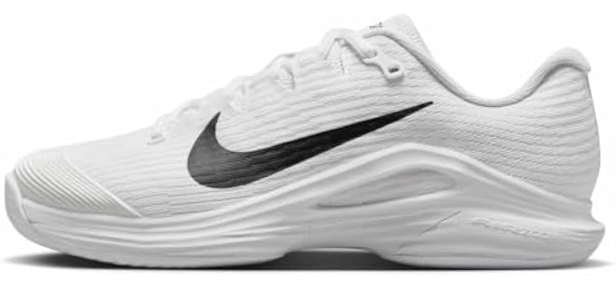 Nike Vapor 12 Women's Hard Court Tennis Shoes (FV5554-100, White/Summit White/Black) Size 8.5