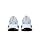 Nike Mens Vomero 18 White/Black/Blue Hero 11 Medium