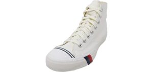 PRO-Keds mens Royal Hi Classic Canvas Sneaker, White, 8 US