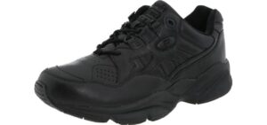 Propét Men's Stability Walker Walking Sneakers Medicare Approved Shoes, Black, 9.5 X-Wide
