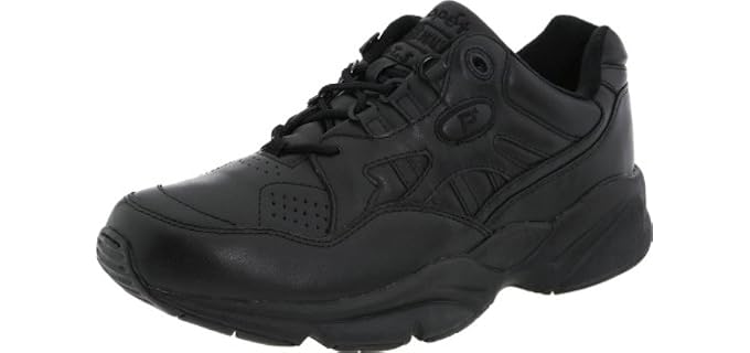 Propét Men's Stability Walker Walking Sneakers Medicare Approved Shoes, Black, 15 XX-Wide