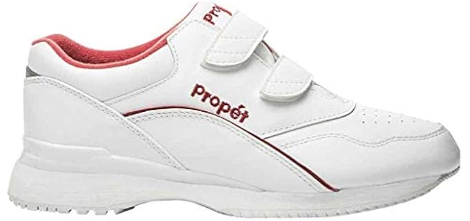 Propet Women's White/Berry Tourwalker 11 E US