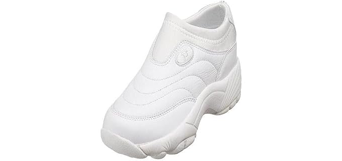 Propet Women's W3851 Wash & Wear Slip-On,White,9.5 XX (US Women's 9.5 EEEE)