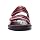 Propet womens June Sandal, Red, 6.5 US