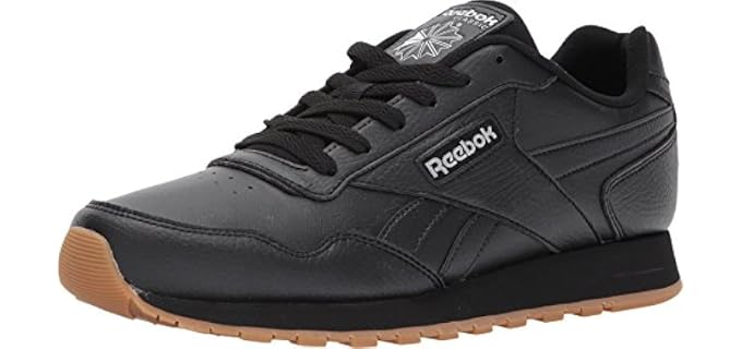 Reebok Men's Classic Harman Run Casual Sneakers Black/Gum