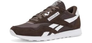 Reebok Women's Classic Nylon Espresso/Espresso/White 8.5 Medium