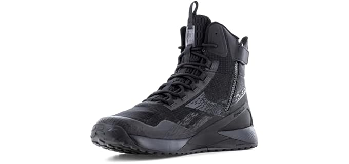 Reebok Work Men's Nano X1 Adventure Tactical Black Soft Toe Boots