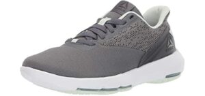 Reebok Women's Cloudride DMX 4.0 Athletic Shoe, Cold Grey/Storm Glow/White, 5 M US