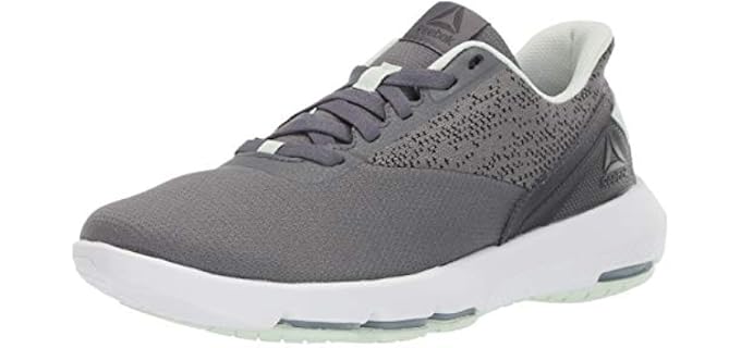Reebok Women's Cloudride DMX 4.0 Athletic Shoe, Cold Grey/Storm Glow/White, 5 M US