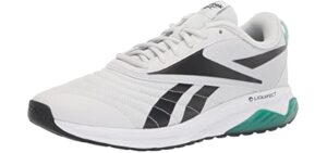 Reebok Men's Liquifect 180 3.0 Running Shoe, Cold Grey/Black/Future Teal, 12 M