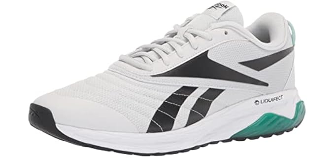 Reebok Men's Liquifect 180 3.0 Running Shoe, Cold Grey/Black/Future Teal, 12 M