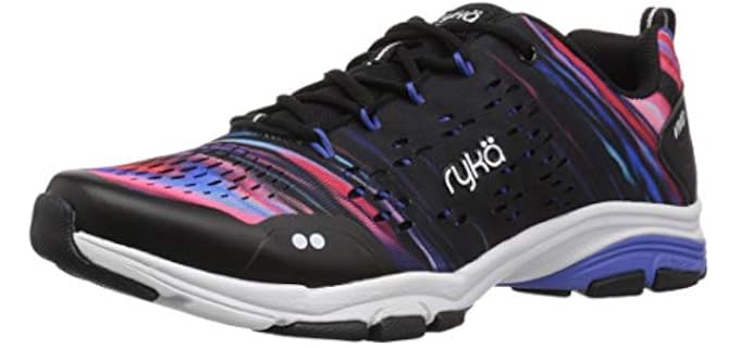 Ryka Women's Vivid RZX Cross Training Shoes Black/Multi 11 M