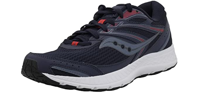 Saucony Men's Cohesion 13 Shoe Navy/Red