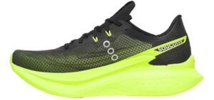 Saucony Men's Endorphin Pro 5 Sneaker, Citron/Black, 9.5