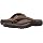 Skechers mens Relaxed Fit¿: Reggae - Cobano Flip Flop, Brown, 11 US