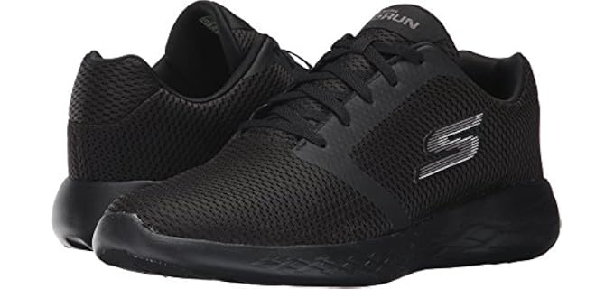 Skechers Performance Men's Go Run 600 Running Shoe,Black,10.5 M US