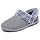 Skechers Women's COZY CAMPFIRE - FROSTY PROMISE, Quilted faux fur knit button detail slipper, Charcoal, 8M