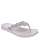 Skechers Women's MEDITATION - RARE ELEGANCE, Embellished Pearl Flower Thong, Lavender, 8M