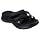 Skechers Cali Women's FLEX APPEAL 4.0 - STARTUP 3.0 Toe Loop Sport Slide, Black/Black, 6M