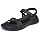 Skechers Performance Women's GO WALK FLEX SANDAL - SUBLIME,Black/Black, 8