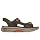 Skechers Men's Slip-Ins: Go Walk Arch Fit 2.0 Rios Sandal, Olive, 9 | Hands Free Slip-Ins, Contoured Arch Fit Footbed, Ultra Go Cushioning, Dual-Density Outsole, Adjustable Straps