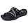 Skechers Women's REGGAE - SLIDE THRU sporty outdoor sandal, Black 10M