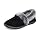 Skechers Women's Cozy Campfire-Team Toasty-Microfiber Slipper with Faux Fur Lining, Black, 8 M US