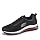 Skechers Men's Skech-air Element 2.0 LomarcTrainers, Black Mesh Red Synthetic Trim, 42.5