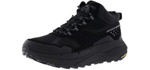 Skechers Women's Max Cushioning Elite Trail 2.0 - Arbor Pointe Trail Running Shoes, Black/Black, 8M