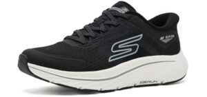 Skechers Men's Slip-Ins: Go Run Consistent 3 Sneaker, Black, 10